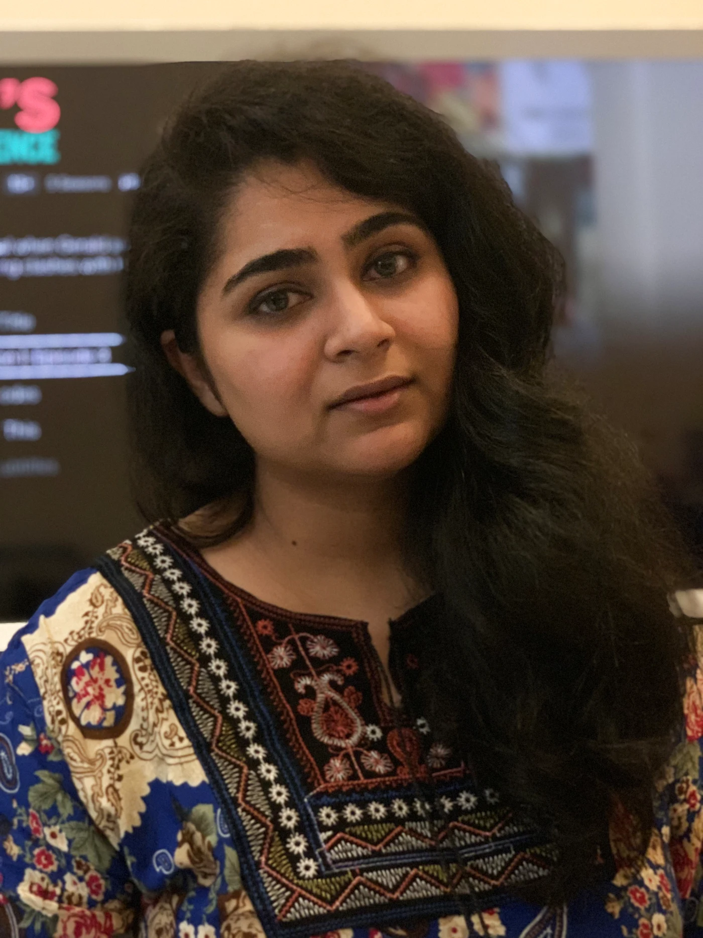 A portrait of Aysha