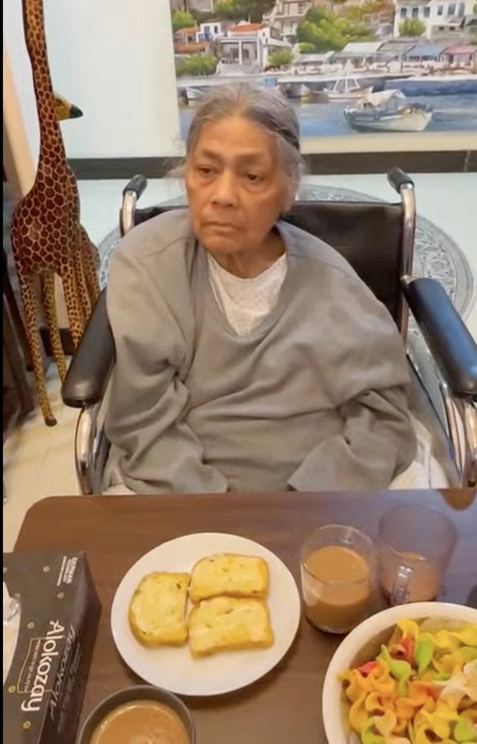 The woman Aysha cared for